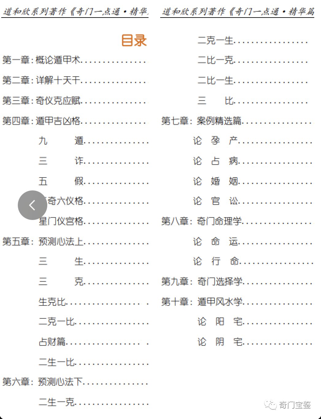 精华篇目录